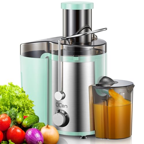 Juicer Machine, 800W Centrifugal Extractor with Wide Mouth Feed Chute, Stainless Steel, BPA-free Y425329