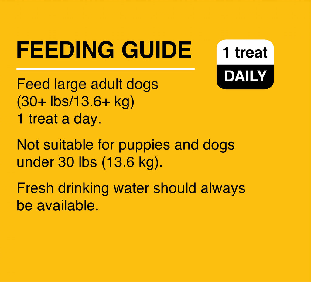 Dental Treat for Dog, Beef, Chicken & Mint Flavor, 51 Count J670725