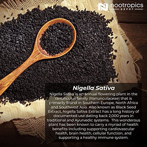 Nigella Sativa Extract Capsules 200mg, 120 Count D36311