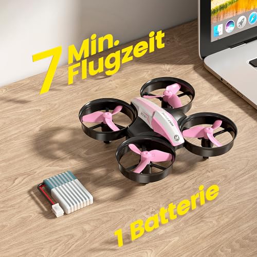Mini Drone for Kids and Beginners with Auto Hovering, 3D Flips, Red J449