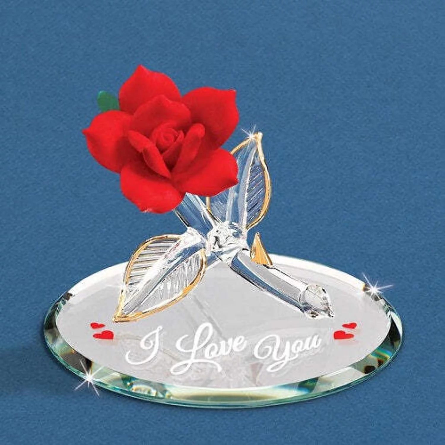 Red Rose I Love You Glass T815708