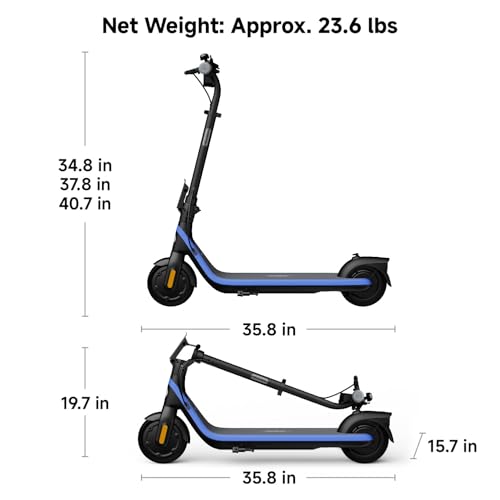 Electric Scooter for Kids Ages 6-14, Adjustable Handlebar, Up to 132 lbs N834