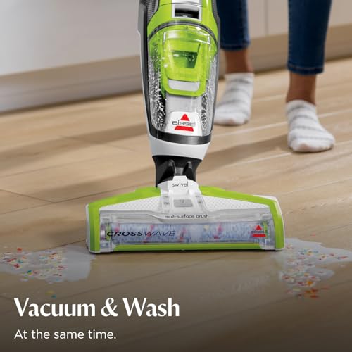 Crosswave Turbo Vacuum Mop All in One Wet and Dry Vac Combo Hard Floor & Area Rug Cleaner G809