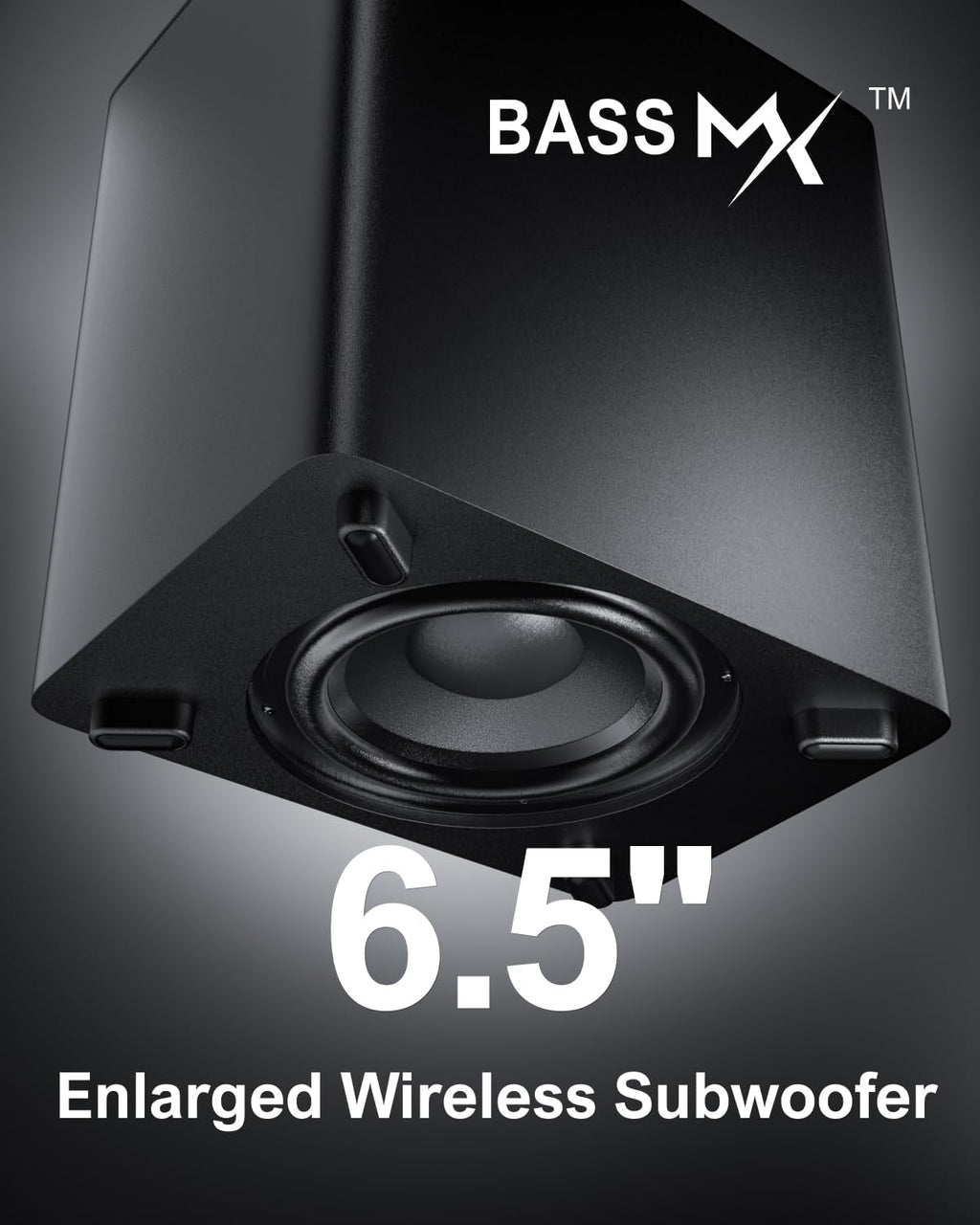 7.1 Virtual Surround Sound System for TV with Subwoofer and Wired Surround Speakers, 410W Home Theater Q660