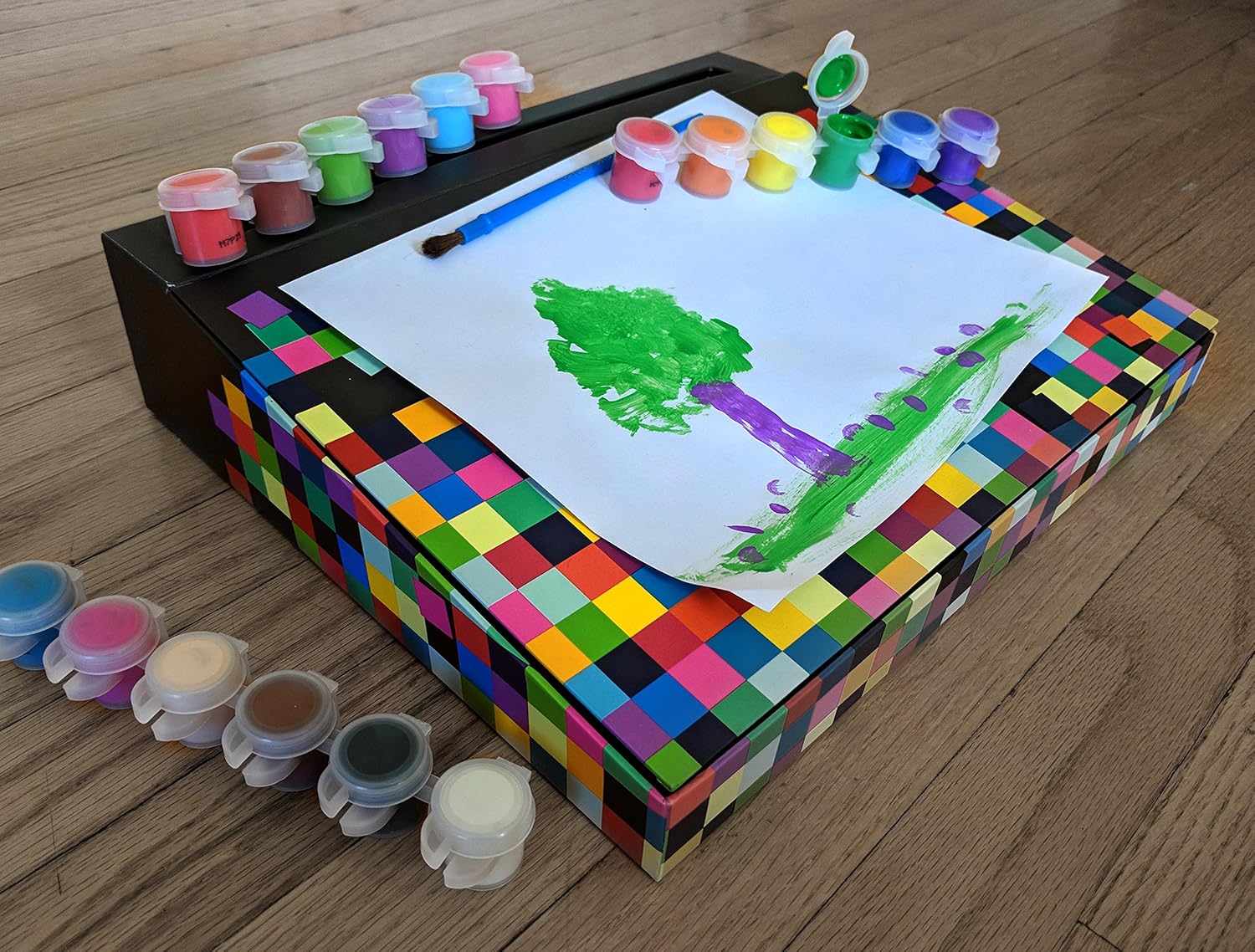 Art Desk with 100 Piece Art Set for Kids Ages 4-8 N449