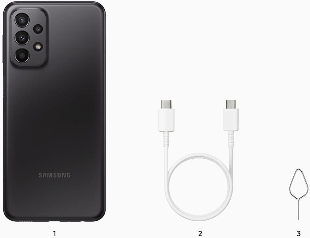 Galaxy A23 5G Cell Phone, Factory Unlocked Android Smartphone, 64GB, 6.6" Screen, Black U273348