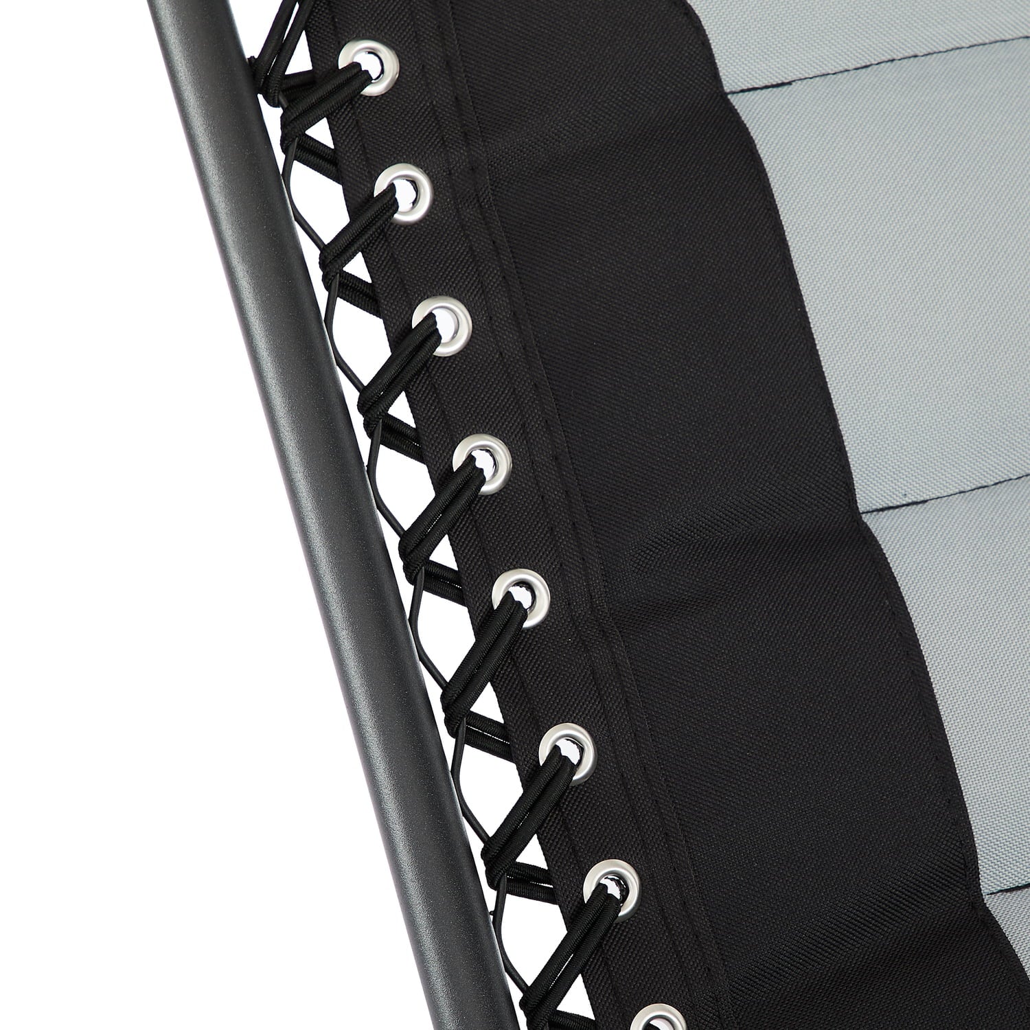 Oversized Padded Folding Lounge Chair with Adjustable Headrest C1410