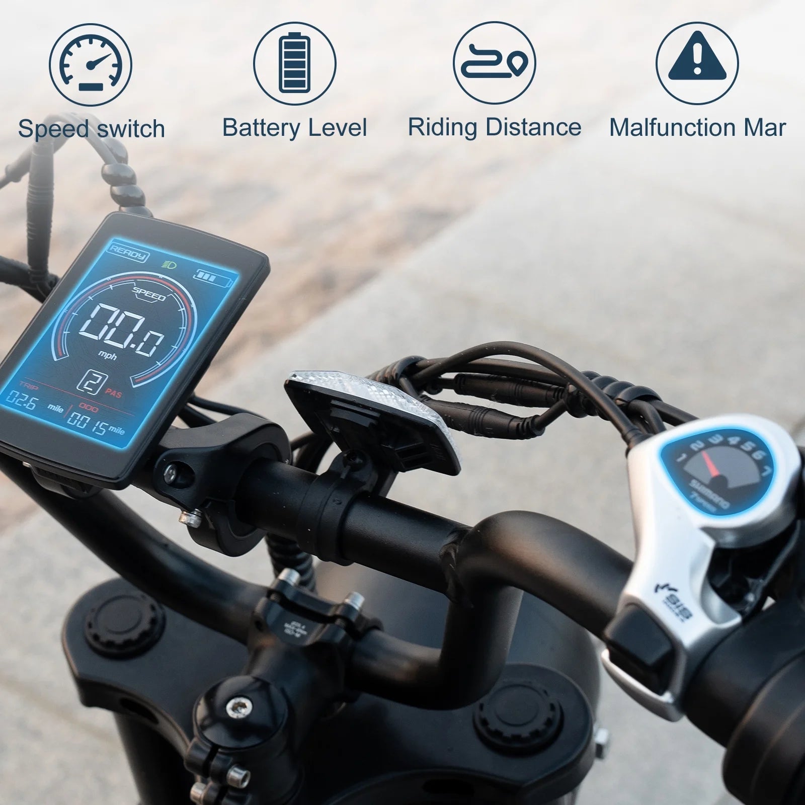 750W Electric Bike for Adults, 48V 15Ah Removable Battery, 20" Fat Tire Mountain Bicycle Q958