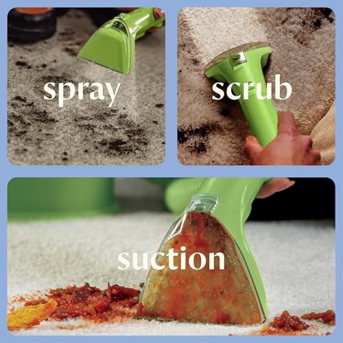 Portable Carpet and Upholstery Deep Cleaner with Self-Cleaning Tool K334