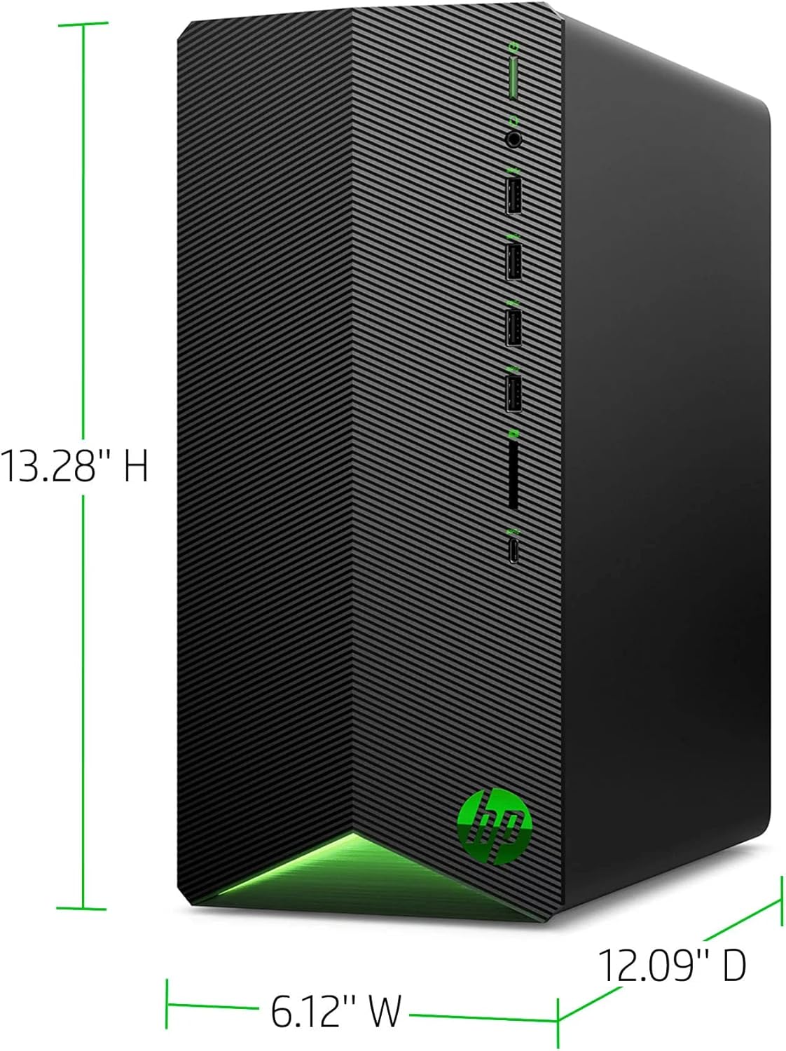 Gaming Desktop PC, AMD Ryzen 5 5600G, 8GB RAM, 256GB SSD U923