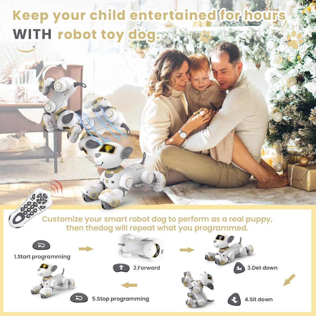 Remote Control Robot Dog for Kids Interactive Robotic Pet D6522