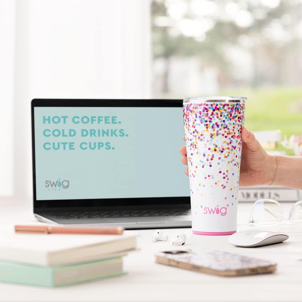 32oz Insulated Tumbler with Lid, Stainless Steel Travel Coffee Mug N29336