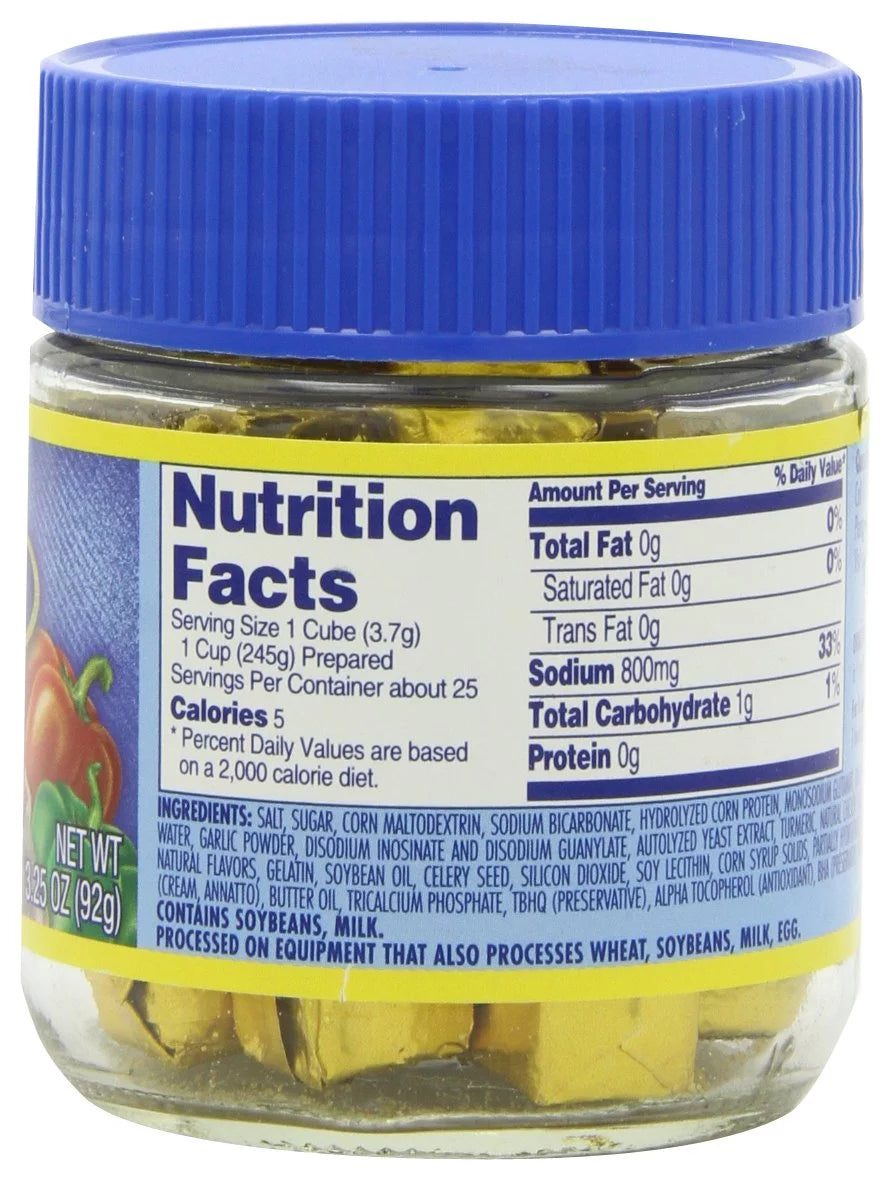 Chicken Instant Bouillon Cubes, 3.25 oz (Pack of 6) I346046