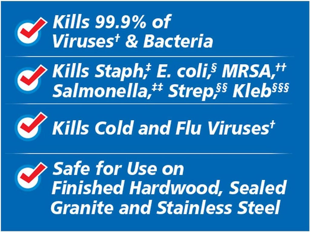 Disinfecting Wipes Variety Pack, 78 Count (Pack of 5) Z48233