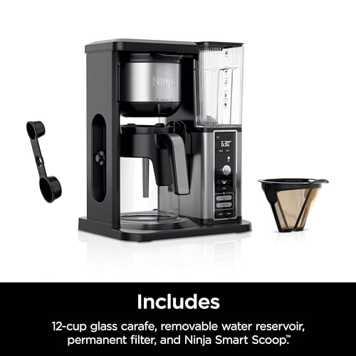 Coffee Maker with Rapid Cold Brew, 4 Brew Styles, 12-Cup Carafe, Black L957858