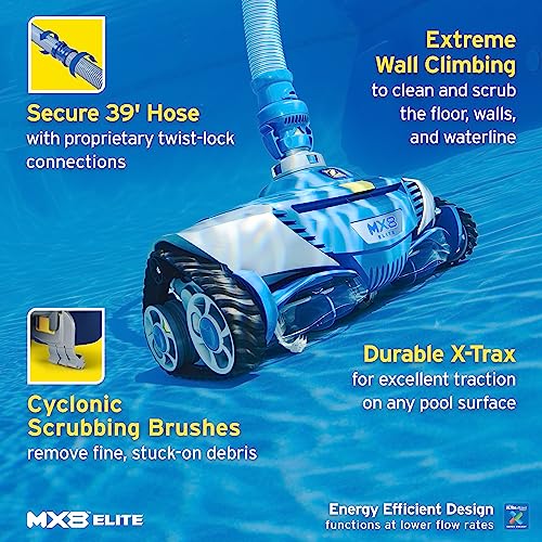 Suction Pool Cleaner for In-Ground Pools, 39 ft Reach X9609