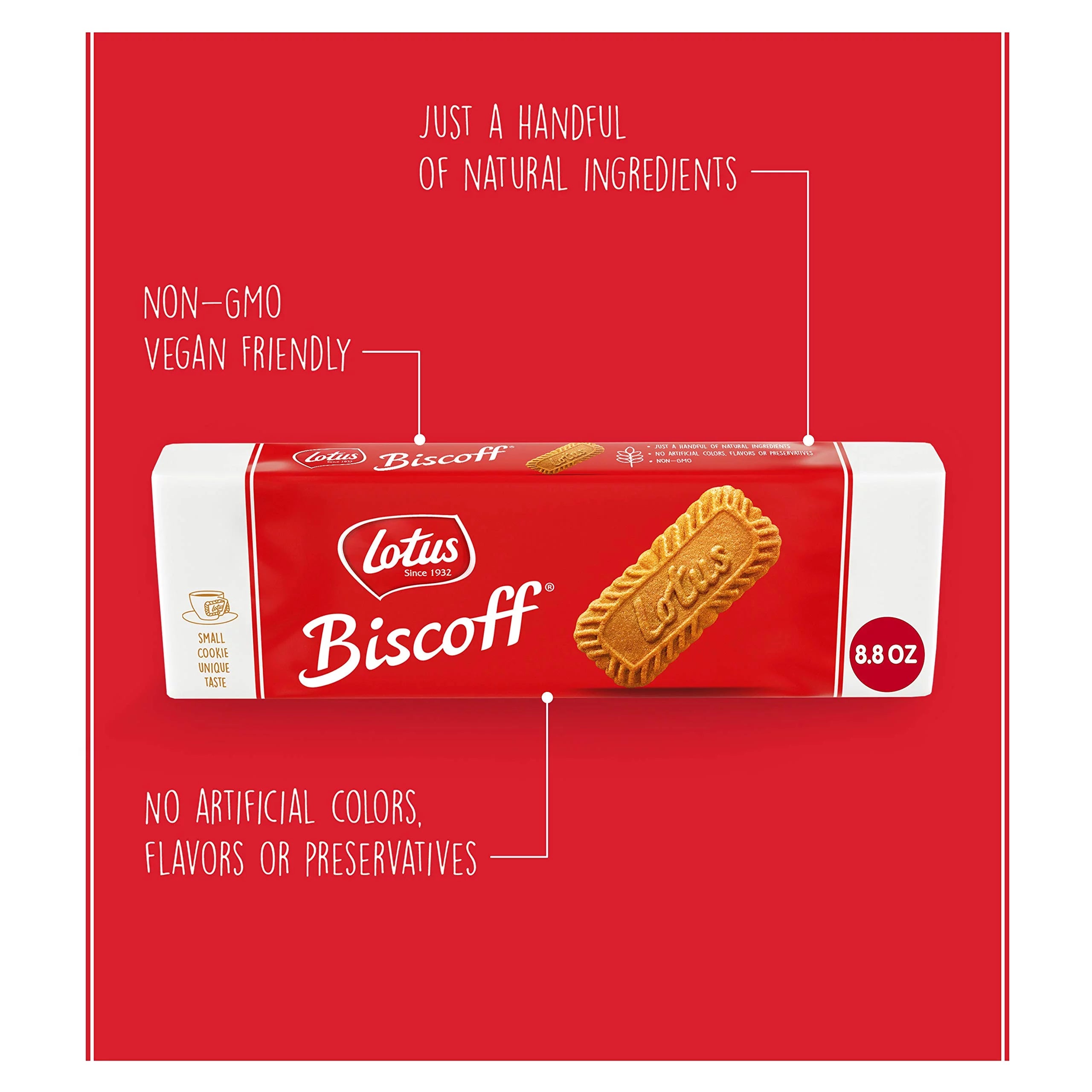 Biscoff Cookies, 8.8 Oz. C86302