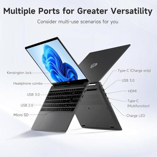 15.6" IPS FHD Laptop, Intel 6 Core i3, 8GB RAM 256GB SSD, Backlit Keyboard, Fingerprint, Wi-Fi 6, Win 11 P765767