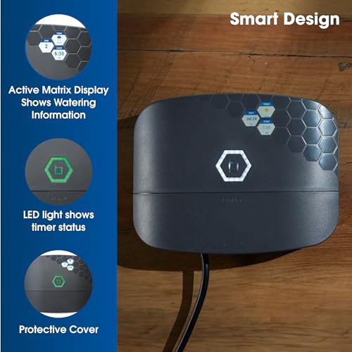 8-Zone Smart Sprinkler Controller Indoor/Outdoor X9664
