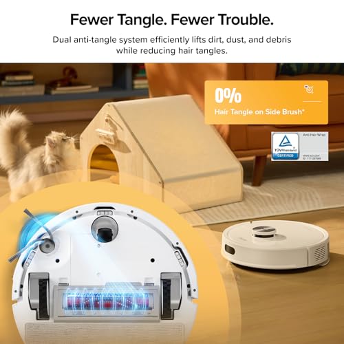 Robot Vacuum with Self-Empty Dock, 5500 Pa Suction, LiDAR Navigation E428049