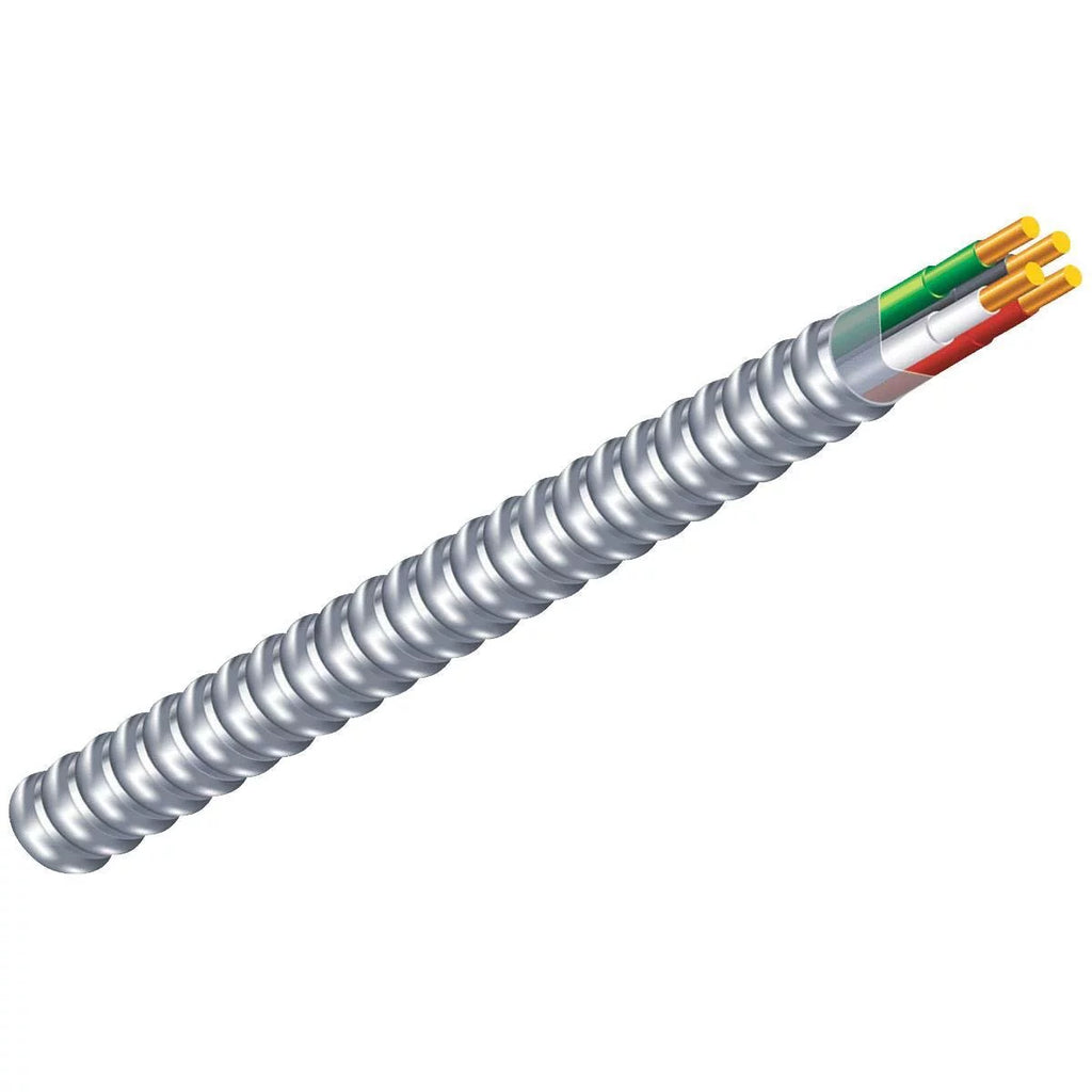 14/2 Aluminum Armored Cable, 600V, 250 ft Coil P14042