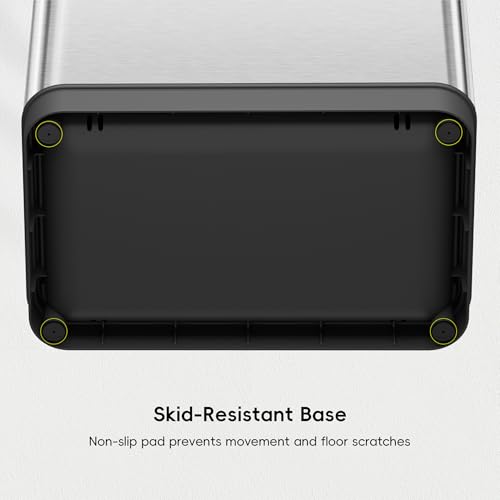 Touchless Motion Sensor Trash Can, 13.2 Gallon, Brushed Stainless Steel A497976