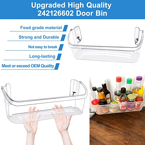 Refrigerator Door Bin Shelf Replacement, 2 Pack Y43021