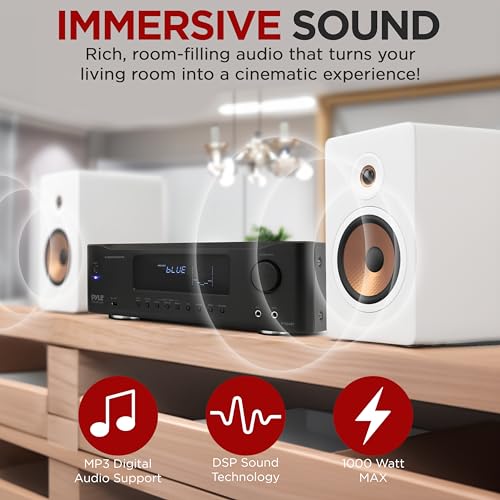 5.2-Channel Hi-Fi Bluetooth Stereo Amplifier for Home Speaker Subwoofer I575922