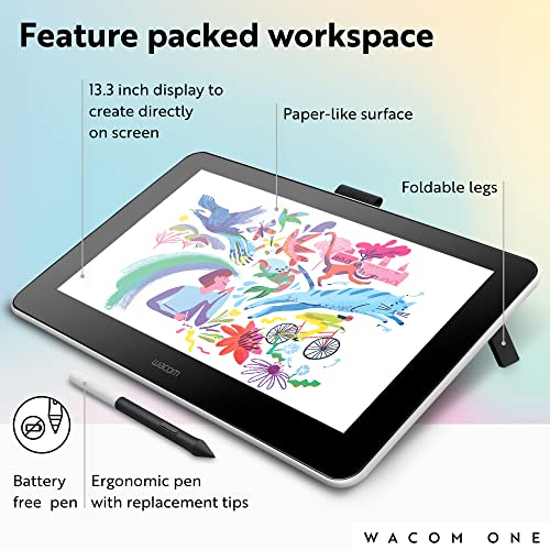 Drawing Tablet with Screen, 11.6" HD Graphics Monitor for Mac, PC & Chromebook I53916