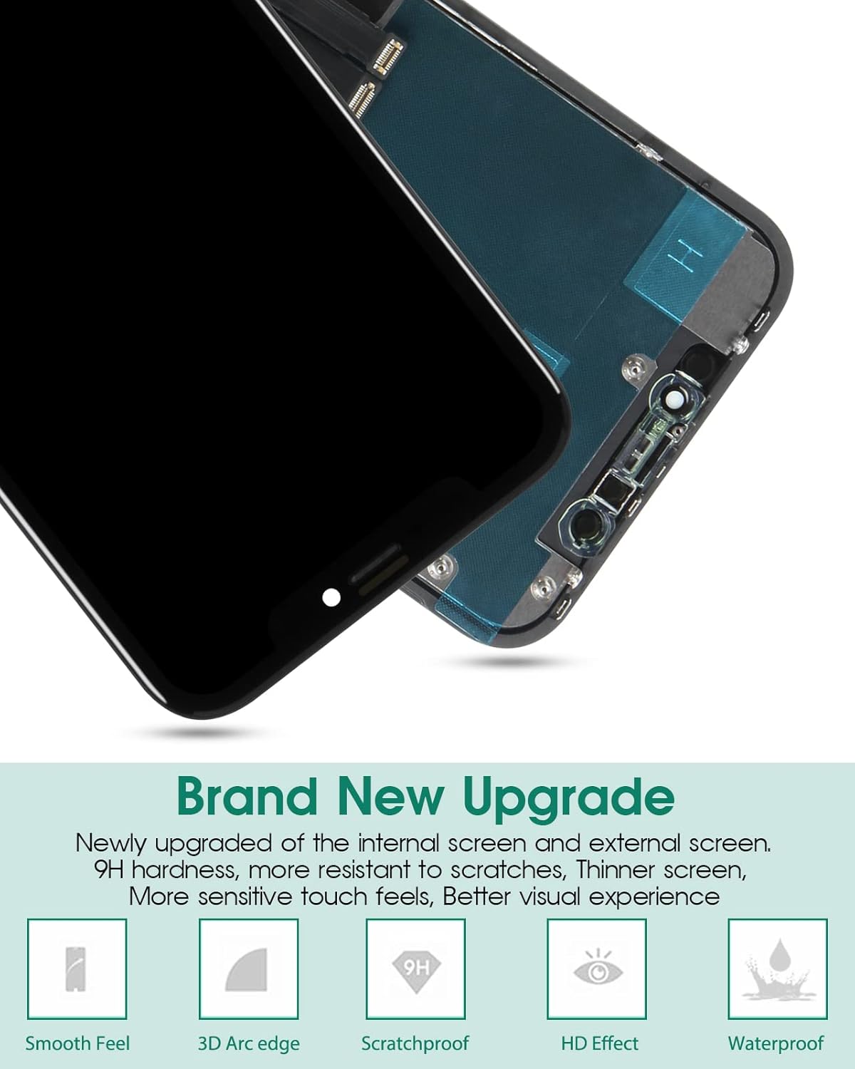 iPhone XR Screen Replacement LCD with Digitizer and Sensor Glass V80568