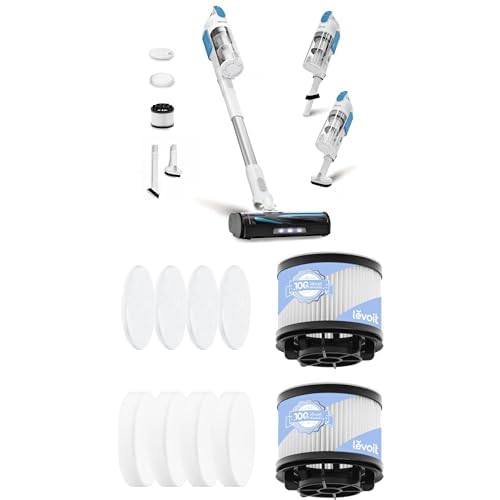 Cordless Stick Vacuum Cleaner with Tangle-Resistant Design, 50-Minute Runtime T113949