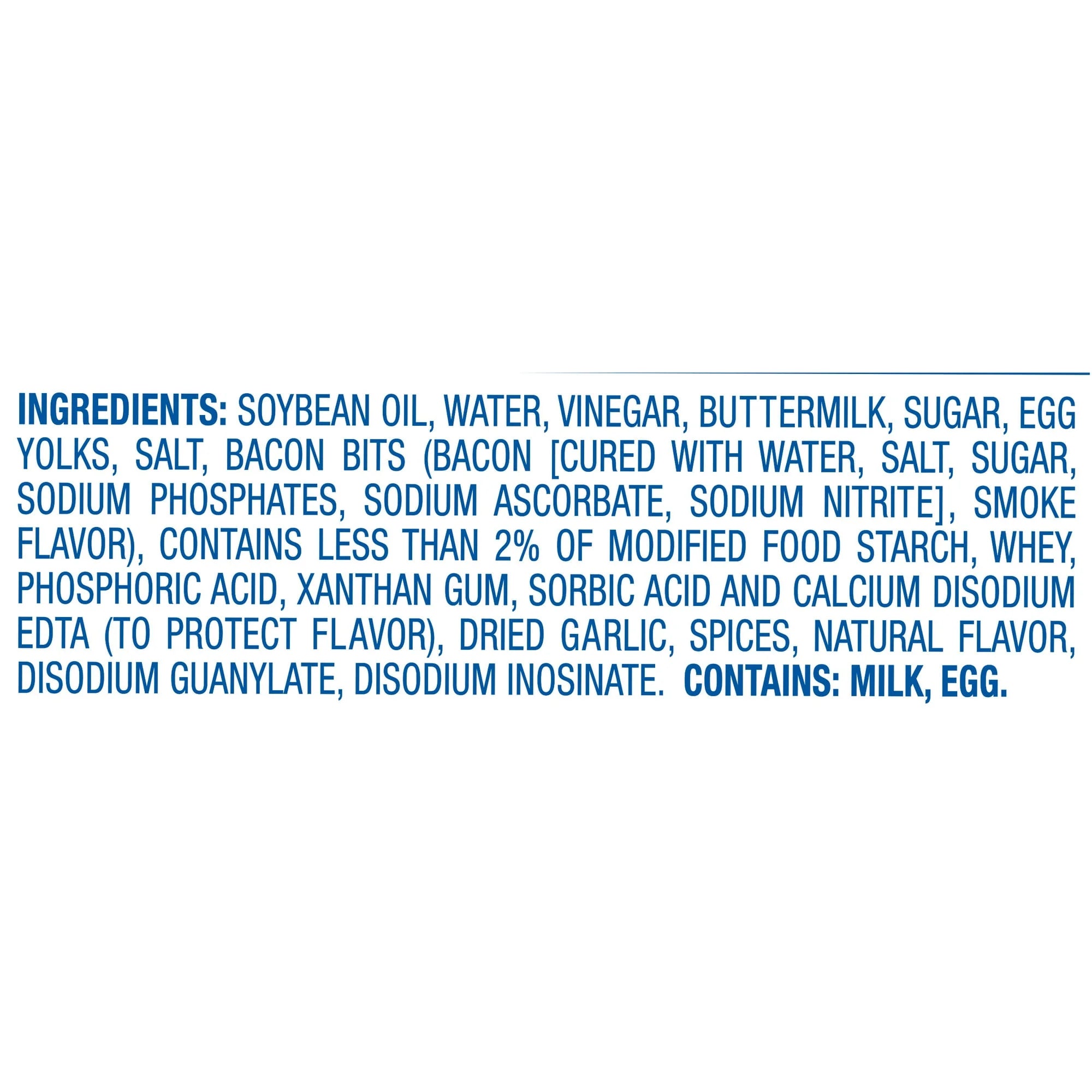 Ranch Salad Dressing with Bacon, 16 fl oz, Pack of 2 P456946