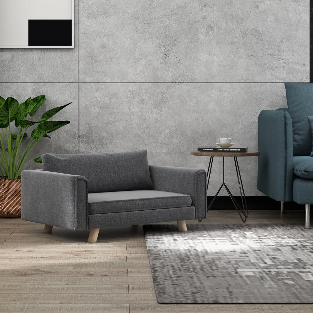 Raised Dog Sofa for Small and Medium Dogs, Gray M25944