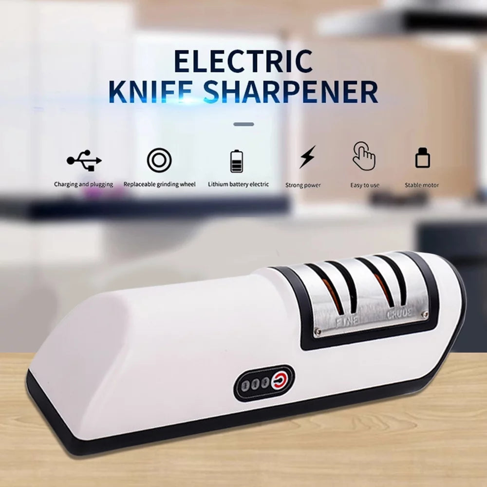 Electric Knife Sharpener 3 Speed Sharpening System A16038