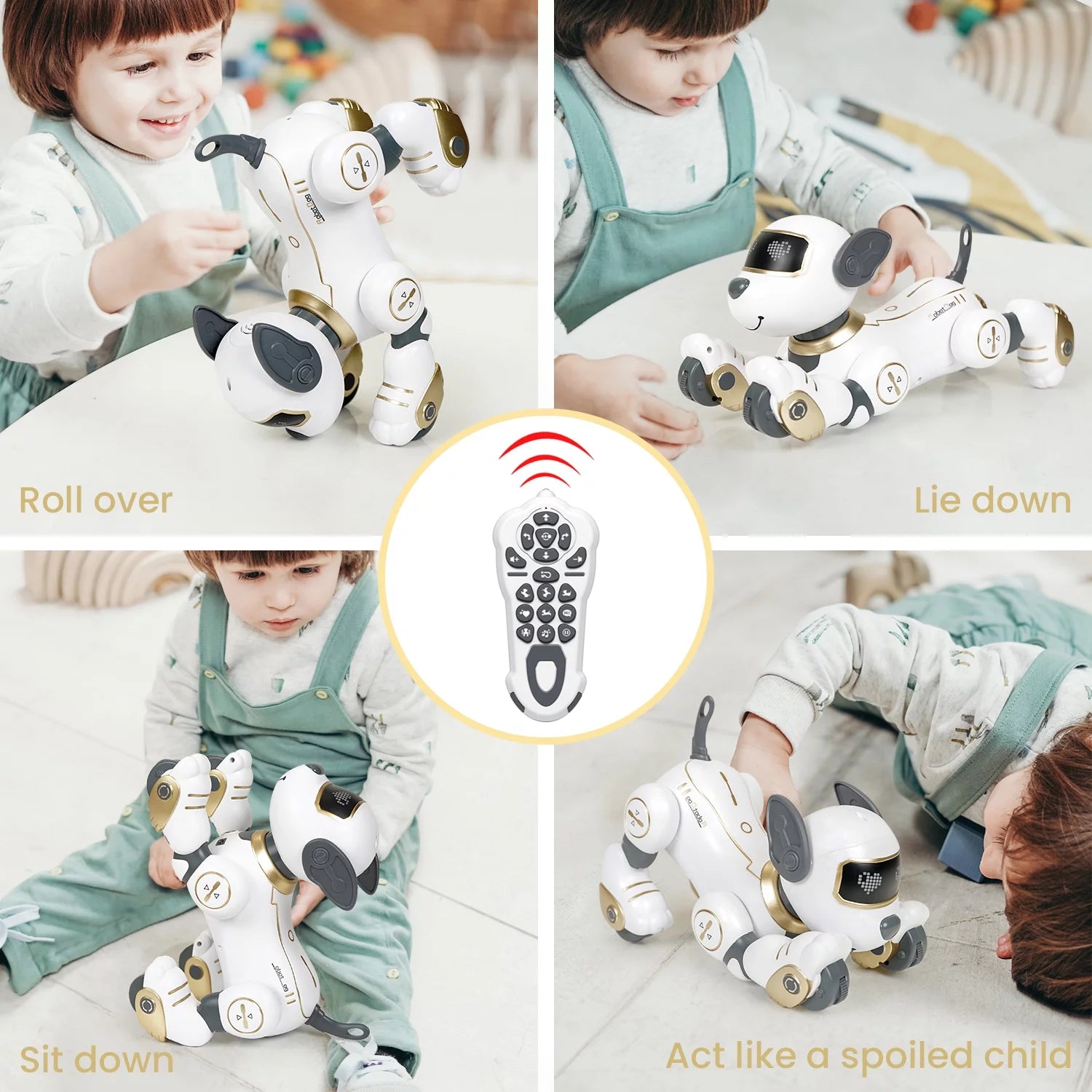 Remote Control Robot Dog for Kids Interactive Robotic Pet D6522