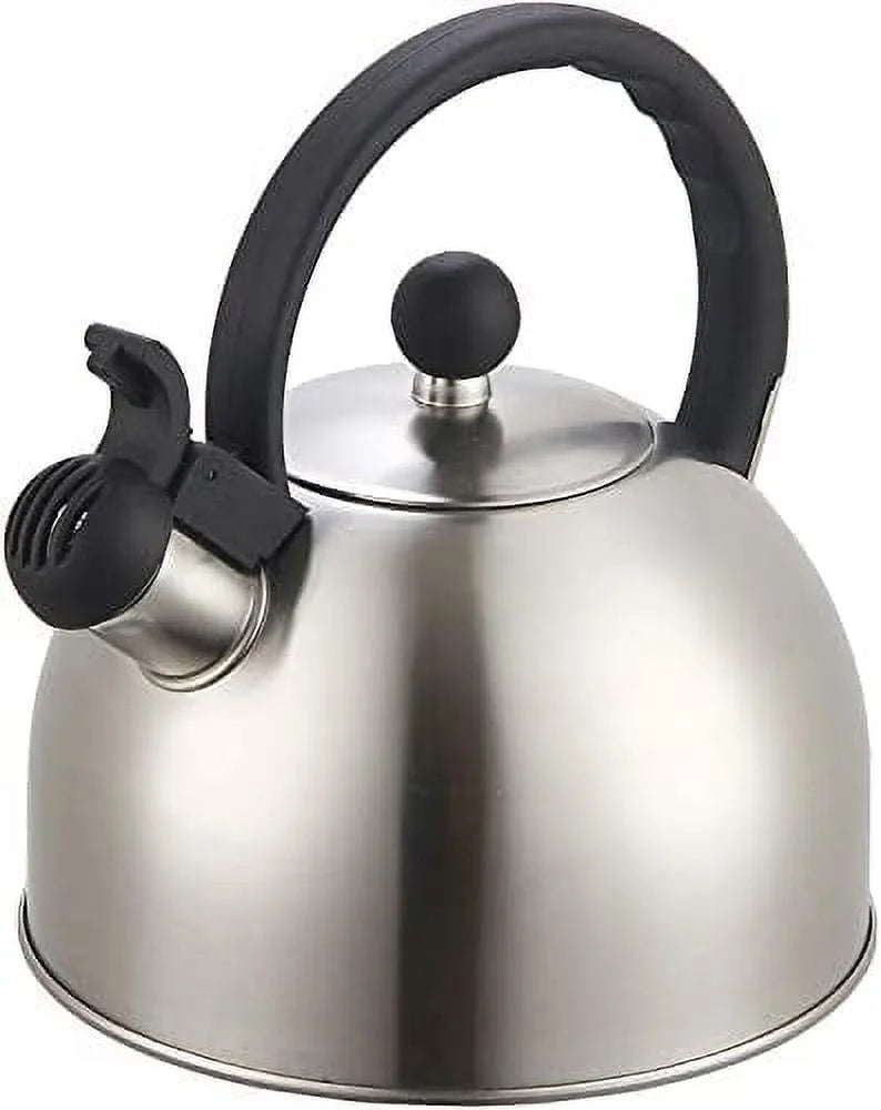 Stainless Steel Whistling Tea Kettle for Stovetop, 2 Liter H672