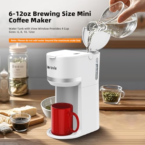 Single Serve Coffee Maker for K Cup and Ground Coffee, Fast Brew, Black L369987