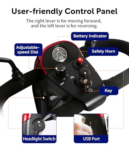 4 Wheel Foldable Electric Mobility Scooter for Adults A65796