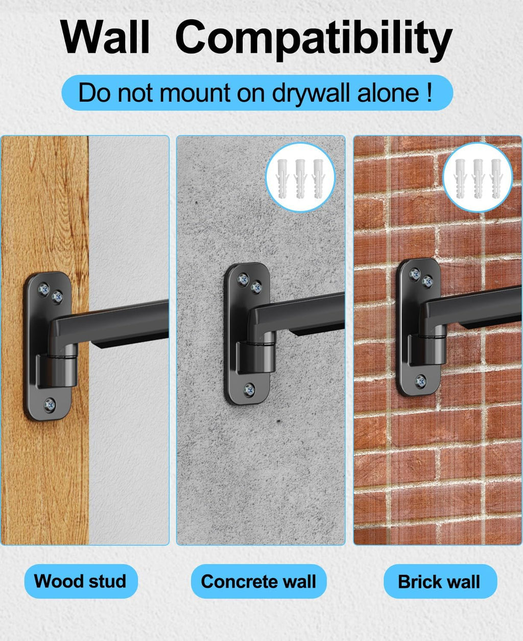 Wall Mount for 35 Inch Monitor, Full Motion Gas Spring Arm, VESA up to 200x200mm X27147