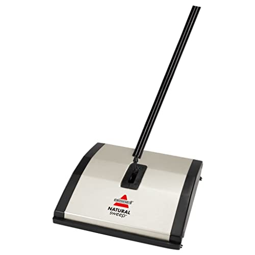 Carpet and Floor Sweeper with Dual Rotating Brushes and Corner Edge Brushes O48916