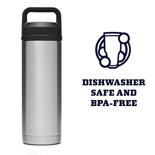 18 oz Vacuum Insulated Stainless Steel Bottle with Chug Cap E63440