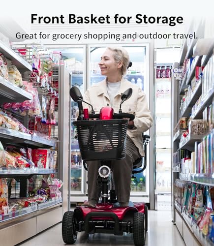 4 Wheel Foldable Electric Mobility Scooter for Adults A65796