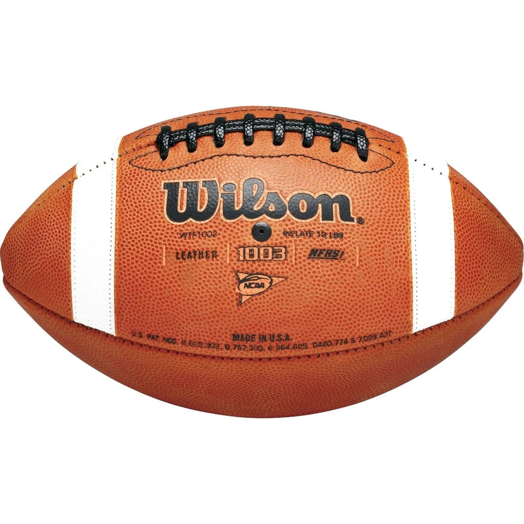 Official Size Leather Game Football V4970