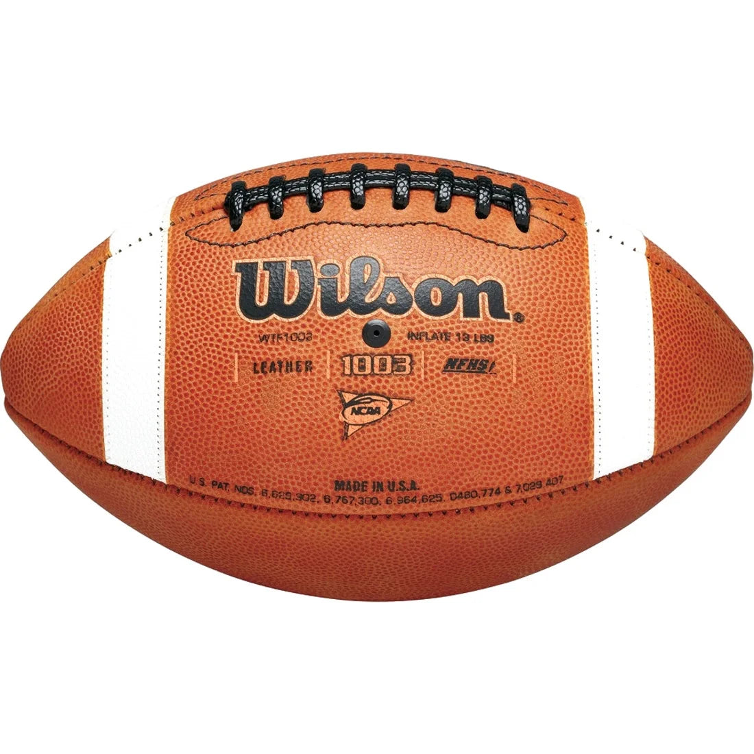 Official Size Leather Game Football V4970