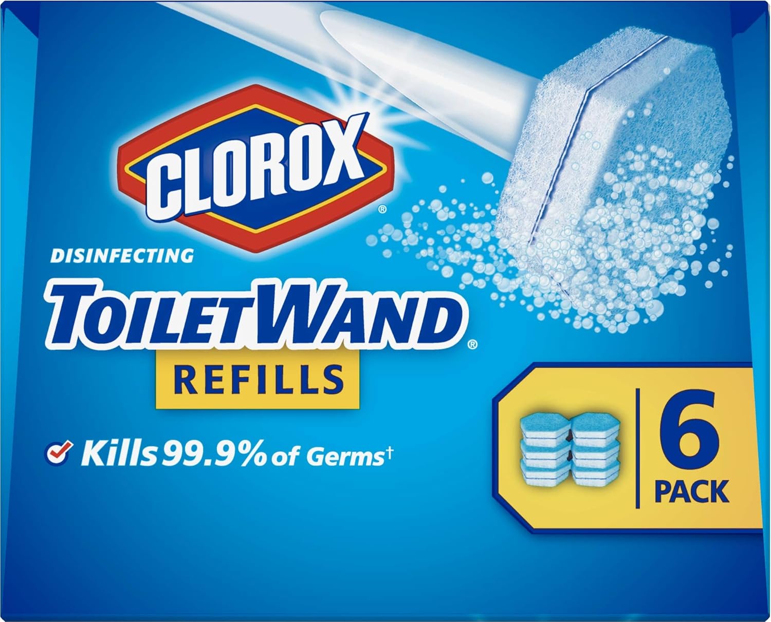 Toilet Wand Refill Heads, 6 Count L550709