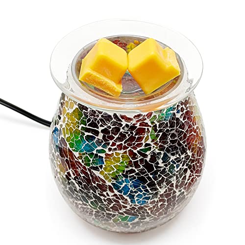 Mosaic Wax Melt Warmer, Electric Plug-in for Scented Wax R19873