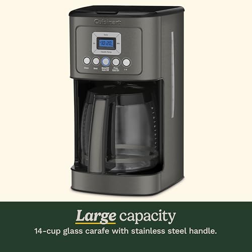 14-Cup Coffee Maker with Glass Carafe, Brew Strength Control, Stainless Steel V144891
