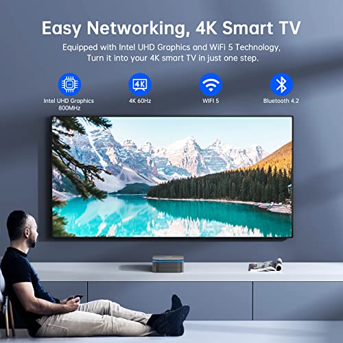 Mini PC 12th Gen N95 16GB DDR4 1TB SSD 4K UHD LAN WiFi D368