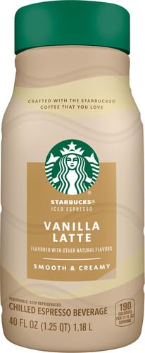 Vanilla Latte Coffee, 40 oz Bottle B853282