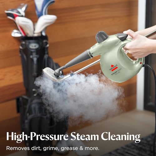 Handheld pressurized steamer with 10 cleaning tools H1381